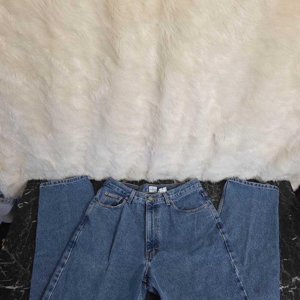 Calvin Klein Jeans Mens Straight Leg Blue Denim